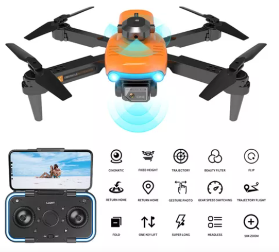 Dron Fpv camara wifi plegable