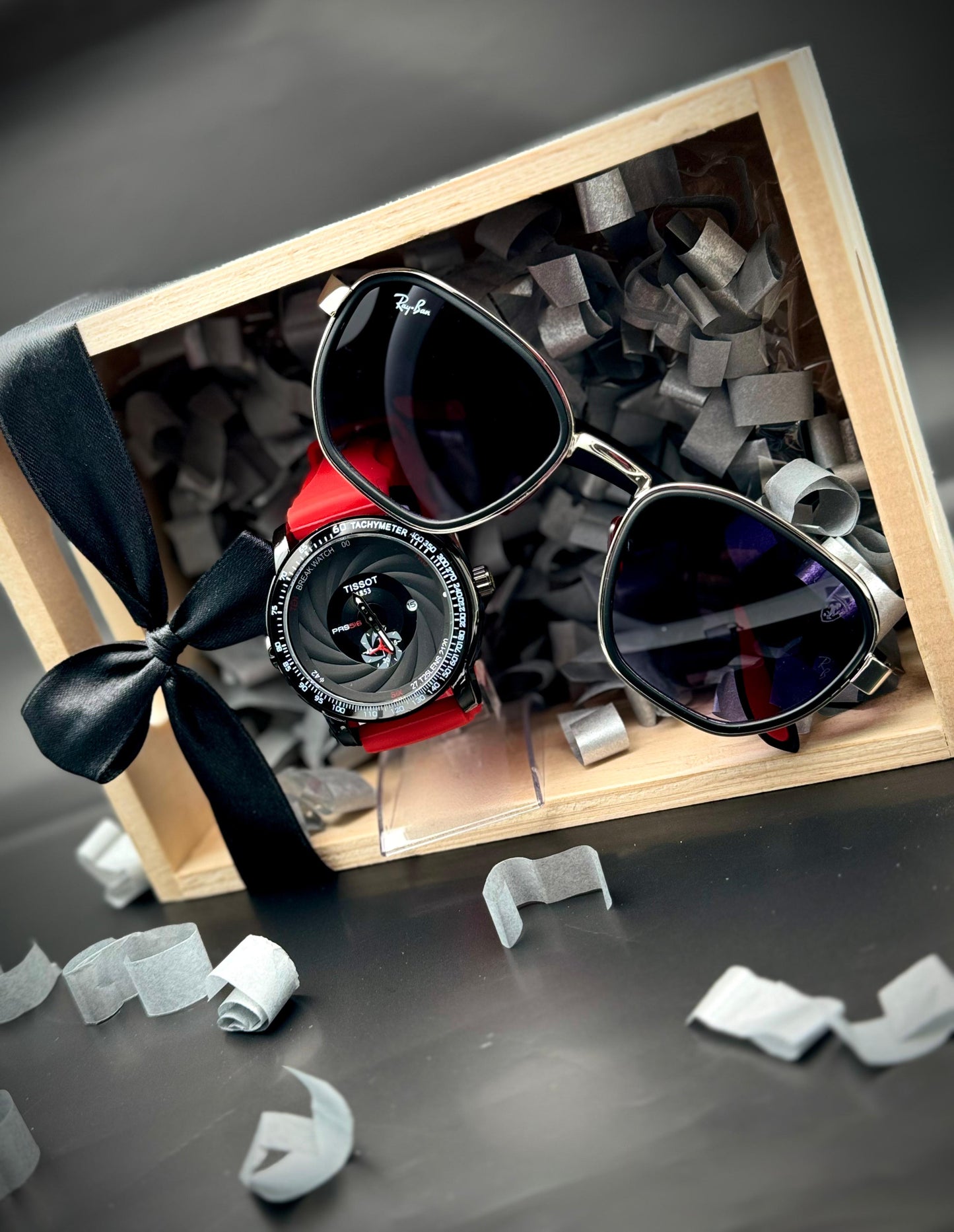 # 2 COMBO RELOJ TISSOT + GAFA